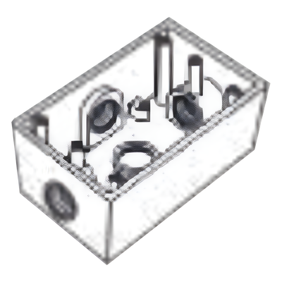RR-2747 - Caja Condulet FS / 4 Bocas NPT 25.4 mm (1") / Aluminio Diecast / Volumen 234.5 cm³ / IP66 con Tapa y Empaque / UL 514A y 514B