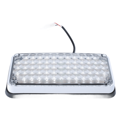 XLTE295RW - Luz de Advertencia LED / 7x3" / Bicolor Rojo/Claro / 66 LEDs / 12 VCC / 10 Patrones de Destello / Montaje Permanente