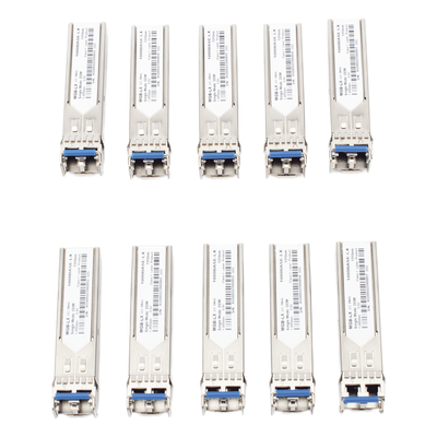 MGB-TLX-10PCS - Transceptor SFP / 1Gbps / LC Monomodo / 1310nm / 20km / -40°C a 75°C / Paquete 10 piezas