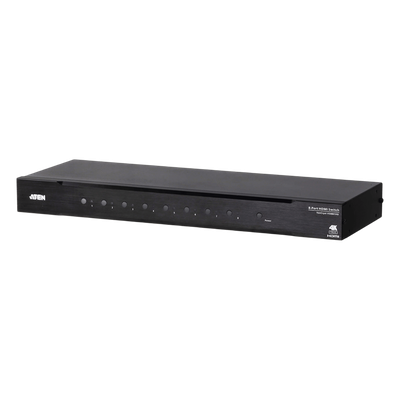 VS0801HB - Switch HDMI / 8 Entradas x 1 Salida / True 4K 4096x2160 @ 60Hz 4:4:4 / 18 Gbps / HDR10+ / RS-232 e IR / HDCP 2.2