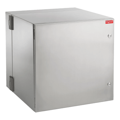 PTHS242424X - Gabinete Industrial / 12 UR / NEMA 4/4X/12 / Acero Inoxidable SS304 / Puerta Sólida / Abatible / 19 Pulgadas