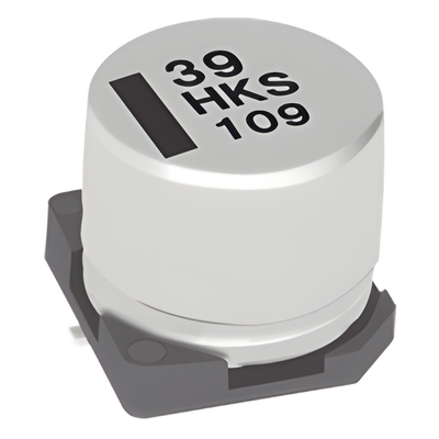 CAEL-25 - Capacitor Electrolítico SMT / 1 µF / Bajo ESR 0.12-0.28 / Rango -55°C a +105°C / Resistencia Soldadura 250°C