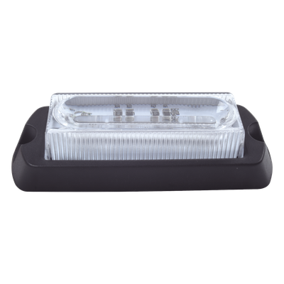 X13A - Luz de Advertencia LED / 4 LEDs Gen III Ultra Brillantes / 23 Patrones de Destello / 10-30 VDC / Ámbar / Montaje Permanente