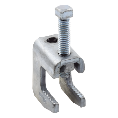 ANC-MA34-38 - Mordaza de Acero / Fija Barras 3/4" / Varilla Roscada 3/8" / Carga 200 kg / Galvanizada Electrolíticamente