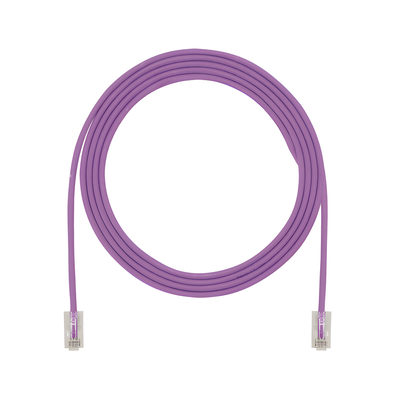 UTP28X1VL - Cable de Parcheo / Cat6A / 28AWG / CM-LSZH / 0.30m (1 pie) / UTP / Violeta