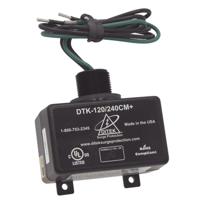 DTK-120/240CM - Supresor de Sobretensiones / 120/240 VCA / Fase Dividida / Gabinete NEMA 4X / -35°C a 80°C / Auto-Recuperación