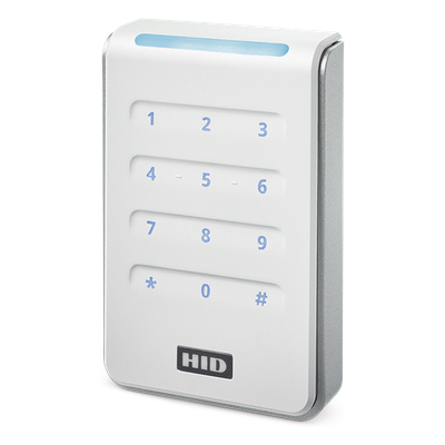 RS40KFW - Lector de Control de Acceso / Multitecnología / Teclado 2x6 / Salida Wiegand y OSDP / LED Tricolor / Proximidad HID, Indala, AWID, EM