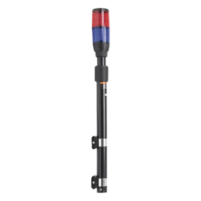 XMWL300RB - Luz Telescópica LED / 3 Watts / 10-30 VCC / 3A Máx / Longitud Ajustable 64-104 cm (25.2-40.9 in) / Rojo/Azul