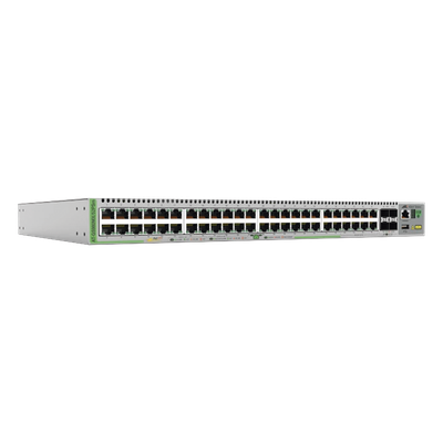 AT-GS980MX/52PSM-10 - Switch L3 Stackable / 40x 10/100/1000-T PoE+ / 8x 100M/1G/2.5G/5G-T PoE+ / 4x SFP+ / 370W