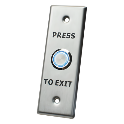 ACCESS40 - Botón de Salida / Contactos NO-COM-NC / IP65 / Aro Iluminado / 12 VCC / 115x40x29 mm