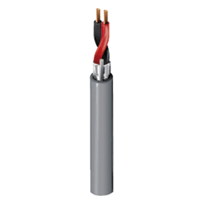 9266 - Cable multipropósito / 2x16 AWG / Blindado / 305 m (1000 ft) / CMR Riser / Gris