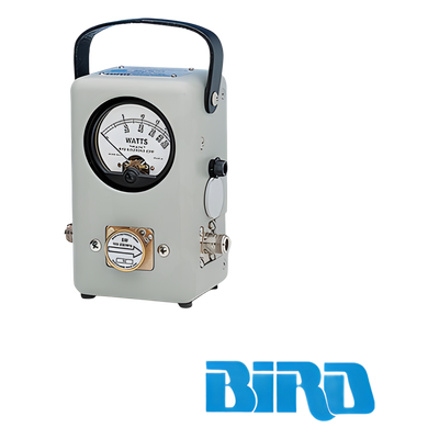 BIRD-43 - Wattmetro RF de Inserción / 100 mW a 10 kW / 450 kHz a 2160 MHz / Exactitud ±5% / VSWR 1.05 / 50 Ω