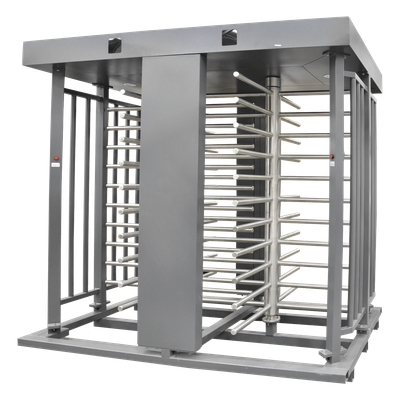 XT-200-CS - Torniquete de Cuerpo Completo / Doble / 30 Personas/min / Interior/Exterior / Acero Inoxidable 304 / Techo Integrado / -20 a 50°C / 110 VCA
