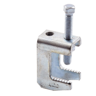 ANC-MA114-38 - Mordaza Fija / Acero AISI 1018 / Barra 1 1/4" / Varilla 3/8" / Carga 250 kg