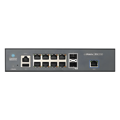 MX-EX2010XXA-U - Switch Inteligente Capa 3 / 13 Puertos / 8 Ethernet Gigabit / 2 SFP / 20 Gbps / Zero-Touch Provisioning / Gestión en Nube