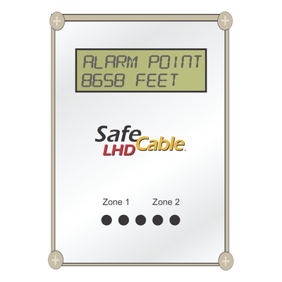 DLM-Z2 - Módulo Localizador de Distancia / Doble Zona / Cable Detector de Calor / 4,571 m (15,000 ft) / Modbus RS-485 / 24 VDC / NEMA 4X