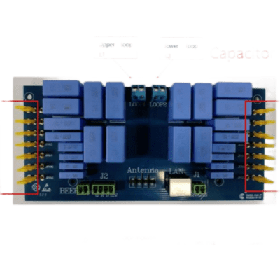 CAB5802CAP - Sistema AM-EAS Serie Standard / Mainboard CAB58 / Frecuencia 58 KHz / Sincronización por Aire / Configuración por Software / Alimentación AC110V o AC220V / Hasta 3 Antenas / Relé Externo para CCTV