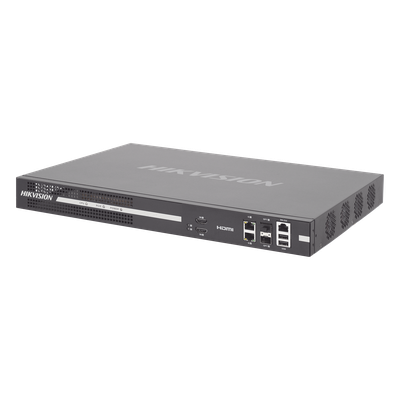 DS-6908UDI(C) - Decodificador de Vídeo IP / 8 Salidas HDMI 4K UHD / 128 Canales Simultáneos / Videowall 25 Cámaras por Pantalla / Dual Ethernet Gigabit / Fibra Óptica