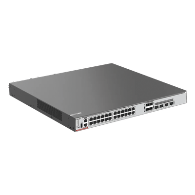 RG-CS86-24XMG4XS4VS-UPD - Switch Core / 24 Puertos Multi-Gigabit 10G / Hi-PoE 802.3bt 90 W / 4 SFP28 25G / Capa 3 / 1,480 W PoE / Fuentes Modulares