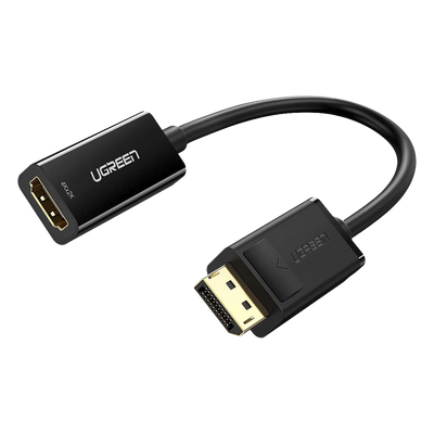40363 - Ugreen 40363 adaptador de cable de vídeo 0,25 m DisplayPort HDMI Negro