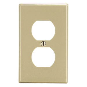 HUB-P8I - Placa de Pared / Contacto Duplex / Policarbonato / 4.63 x 2.88 x 0.25 in / Vertical / UL 94 V2