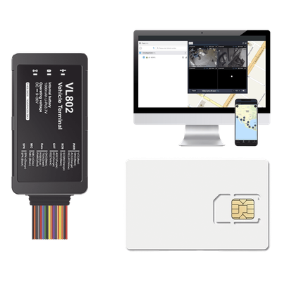 VL802KIT2 - Kit localizador vehicular / 4G LTE / BLE / RS485 / Audio bidireccional / SIM incluida / Sensor ultrasónico compatible