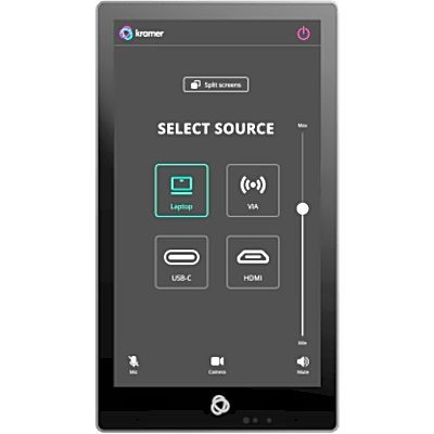 KT-205WM - Panel Táctil 5.5" IPS | Resolución 720x1280 | Multi-Touch | Android 11 | PoE 802.3af | Wi-Fi 6 | Altavoz y Micrófono Integrados | Montaje en Pared | Kramer