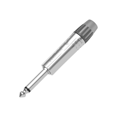 MP2X - Seetronic Conector Plug Mono / 1/4'' Macho / Carcasa Cromada Perlada MP2X