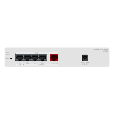 AR280 - Router Multiservicio / 2.5 Gbps WAN / 5 Puertos PoE+ / 41W Presupuesto PoE / Controladora 16 APs / 150 Clientes / Gestión en la Nube