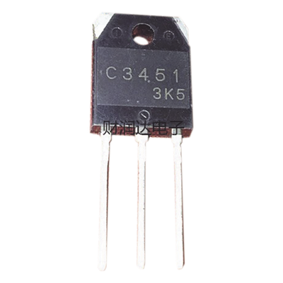 2SC-3451 - Transistor de Potencia en Silicio tipo NPN, 500 Vc-b, 15 A. 100 Watt, TO-3PA .