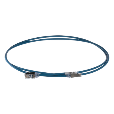 STP28X2MBU - Patch Cord Cat6A / 28 AWG / S/FTP Blindado / CM/LS0H / 2 m (6.56 ft) / Azul