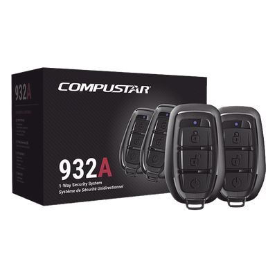 CS932-A - Kit Alarma Vehicular / Unidireccional / Alcance 100 m (328.1 ft) / Sensor Choque Doble Etapa / Bloqueo Motor / GPS X1-MAX