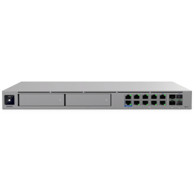 UDM-BEAST - UniFi Dream Machine Beast – Cloud Gateway Empresarial con IDS/IPS 25 Gbps, 750+ Dispositivos, 7,500 Clientes, 2 Bahías NVR 3.5\", WAN 25G SFP28 y 8 Puertos 10GbE