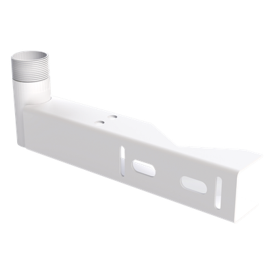 HLU2R2 - Herraje para Lámpara de Obstrucción / Acero Galvanizado / Pintura Electrolítica Blanca / Fijación 7/8' a 1-1/4' / Compatible STZ30 STZ35 STZ45