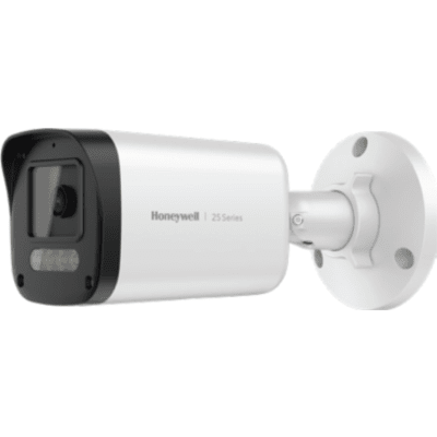 HC25CB2R1V - Cámara bala IP / 2 MP / IR 30 m + luz cálida 20 m / lente 2.8 mm F1.6 / WDR 80 dB / H.265 / PoE / IP66 IK10 / Serie 25