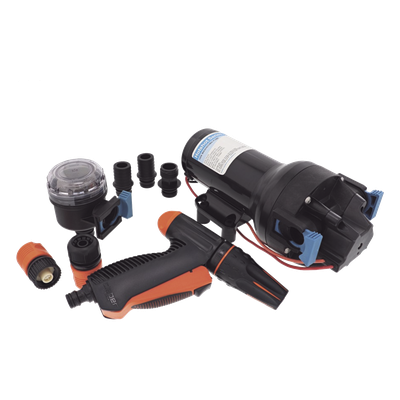 P501J-119N-3A - Bomba de Alta Presión / 19 LPM (5 GPM) / 70 PSI / 12 Vcd / Autocebante 2.4 m (7.9 ft) / IPX6 / 5 Cámaras