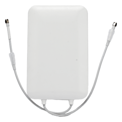 TXP2458S15 - Antena Sectorial / Doble Banda 2.4/5 GHz / Ganancia 15 dBi / Ángulo Horizontal 90° / Conectores RPSMA / Resistente a Viento 60 m/s