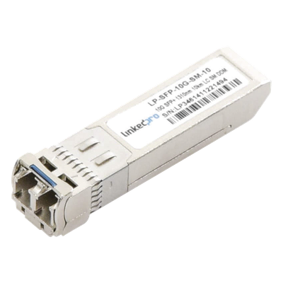 LP-SFP-10G-SM-10 - Transceptor Óptico SFP+ / 10 Gbps / Monomodo / 1310 nm / Alcance 10 km / LC/UPC Dúplex / DDM