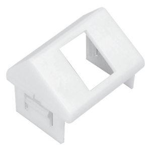 CTE-MXA-01-02 - Adaptador para Placa de Pared / 1 Salida / Diseño Angulado / Color Blanco / Compatibilidad TERA y UTP MAX