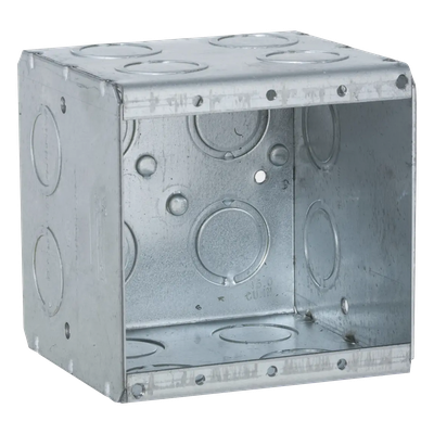 HUB-696 - Caja Multigang / 2 Gangs / 3.5 in Profundidad / 16 Entradas 1/2-3/4 in / 45 in³ / UL Listed