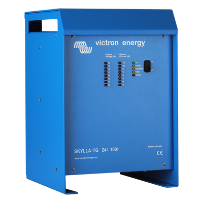 CSIP6524/35 - Cargador de Baterías Marino / 24 V / 100 A / Entrada Universal 90-265 VCA y 90-400 VCC / Bancos 500-1000 Ah / Homologación GL Categoría C EMC1