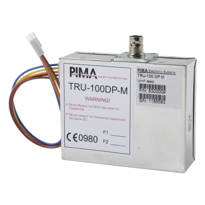 TRU-100-DPM - Comunicador Radio UHF para paneles de Alarma hasta 30Kms de Alcance. Frecuencia de 435 - 470 MHz. Compatible con Paneles de Alarma Serie Hunter e interfaces SAT9PID y SAT8. Potencia de 2.5W.