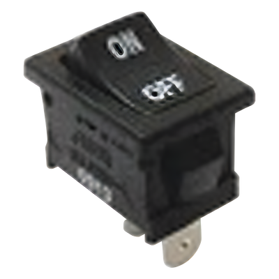612-RA11431100 - Interruptor Basculante / SPST Off-(On) / 11A / 125 Vca / Conexión Rápida 4.8 mm / Panel / Poliamida