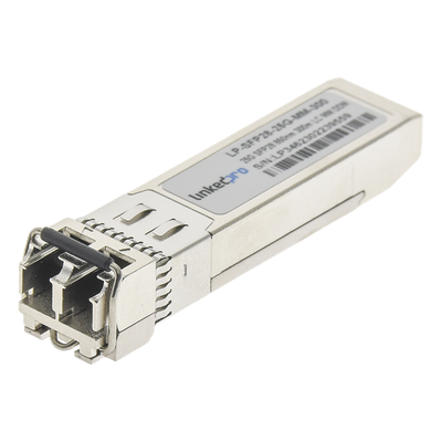 LP-SFP28-25G-MM-300 - Transceptor Óptico SFP28 / 25 Gbps / Multimodo 850 nm / Alcance 300 m (984.3 ft) / LC/UPC Dúplex / DDM
