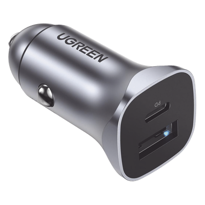 30780 - Ugreen 30780 cargador de dispositivo móvil Universal Negro Encendedor de cigarrillos Carga rápida Auto