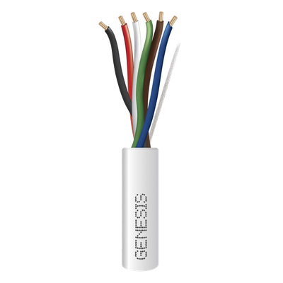 2106-1101/1000 - Bobina de 305 Metros (1000 Pies) / Cable de Cobre / 6 x 22 AWG / Riser / Tipo CMR-CL3R / Para Aplicaciones de Control de Acceso / Alarmas de Intrusión