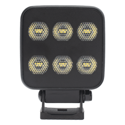 EW2721 - Luz de Trabajo LED / 6 LEDs / 6552 Lúmenes / 12-24 VCD / 3.6 A / IP Resistente a Impactos / 92 mm x 124 mm x 45 mm