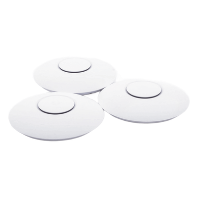 UAP-NANOHD-3 - Paquete de 3 Access Point UniFi 802.11ac Wave 2, MU-MIMO4X4 con antena Beamforming, hasta 1.7 Gbps, para interior PoE 802.3af, soporta 200 clientes, No incluyen PoE´s