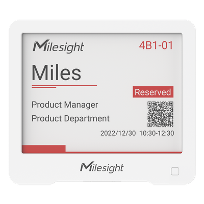 DS3604915M - Display E-Ink LoRaWAN / 4.2 Pulgadas / Tres Colores / 400 x 300 Pixeles / Ángulo de Visión 180° / Consumo Mínimo