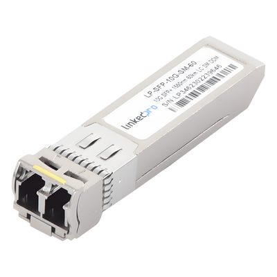 LP-SFP-10G-SM-60 - Transceptor Óptico SFP+ / Monomodo 10 Gbps / 1550 nm / Alcance 60 km (196.8 ft) / LC/UPC Dúplex / DDM / Hot-Pluggable